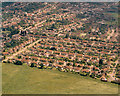 Aerial view of Cemetery Corner and Hopes Green, Benfleet