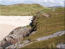 NC2058 : Headland at Oldshoremore Beach by Clive Nicholson