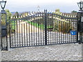 Entrance gates to Moss-side of Boquhapple