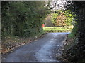 The Brookmount Road at the junction with the Ballinderry Road