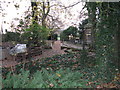 Miniature railway that appears to run through Ingfield Manor School