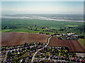 Aerial view of south Hadleigh and the Salvation Army Farm