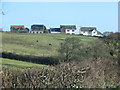 New houses on the outskirts of Cheriton Bishop