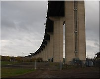 TQ5776 : The elevated approaches to the QE II Bridge by N Chadwick