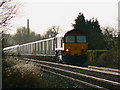 Aggregate train to London, near Crofton