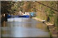 Works at aqueduct over railway, Grand Union Canal, Myton