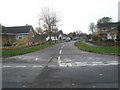 Looking from Ruskin Way into Masefield Crescent