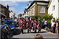 Traditional dancing outside the Lord Nelson