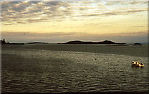 NT1882 : Inchcolm Island from Dalgety Bay, Firth of Forth by Anthony O'Neil