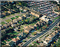 Aerial view of Essex Way and School Lane car park, Benfleet