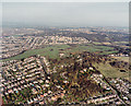 Aerial view of Boyce Hill golf course and South Benfleet