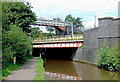 Railway Bridge and canal at Stoke-on-Trent