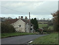 ST6955 : 2009 : Cottages on Bath Old Road by Maurice Pullin