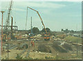 Ashford International Station construction 1994