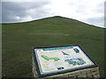 Information Board at Cam Peaked Down, near Dursley, Cotswolds