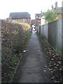 Path from The Burys to Wiggins Yard