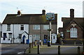 The Street Upchurch with the village sign