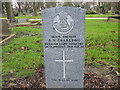 NZ3364 : Commonwealth War Grave in Jarrow Cemetery (WW1-10) by Vin Mullen
