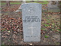 NZ3364 : Commonwealth War Grave in Jarrow Cemetery (WW1-28) by Vin Mullen