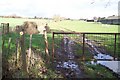 The Greensand Way near Chilmington Green Farm