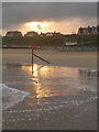 TG5303 : Gorleston: beacon and the last of the sun by Chris Downer