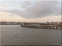 TG5303 : Gorleston: last bend in the Yare by Chris Downer