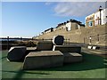 Climbing blocks, Hartlepool Headland promenade