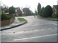 Looking from Victory Avenue into Bulls Copse Lane