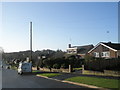 Looking south-west along North Road