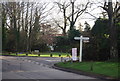 Sign post, junction of Broom Lane & Langton Rd