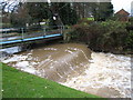 River Leven in spate at Great Ayton