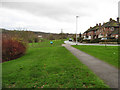 Looking up Moorlands Road