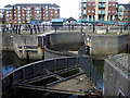 Marina lock gates