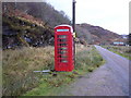 NG7138 : Phonebox at Toscaig by Paul Bridge