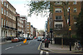 Looking east along Montagu Place, London W1