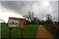 Bearsted Woodland Trust Sign by the path to Sutton Street