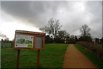 TQ8055 : Bearsted Woodland Trust Sign by the path to Sutton Street by N Chadwick