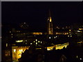 Bournemouth: a nighttime view of St. Peter?s