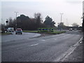 Roundabout where the Dawlish road leaves the ring road