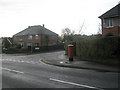 Postbox at the junction of Stakes Hill Road and Elmwood Avenue