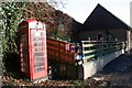 Phone box near the hall