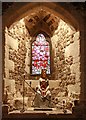 St Etheldreda, Ely Place, London EC1 - Crypt window