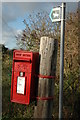 Postbox and bridleway, Elmstone Hardwicke