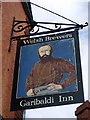 The Garibaldi pub sign