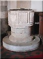 St Mary, North Aston, Oxon - Font