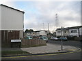 Looking from Bredenbury Crescent towards a pylon behind Bromyard Crescent