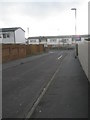 Looking down Willersley Close towards Ludlow Road