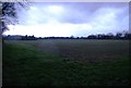 Large field by the footpath