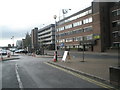 Looking from Eastleigh Railway Station southwards down Southampton Road