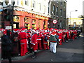 Santas in Greenland Street NW1